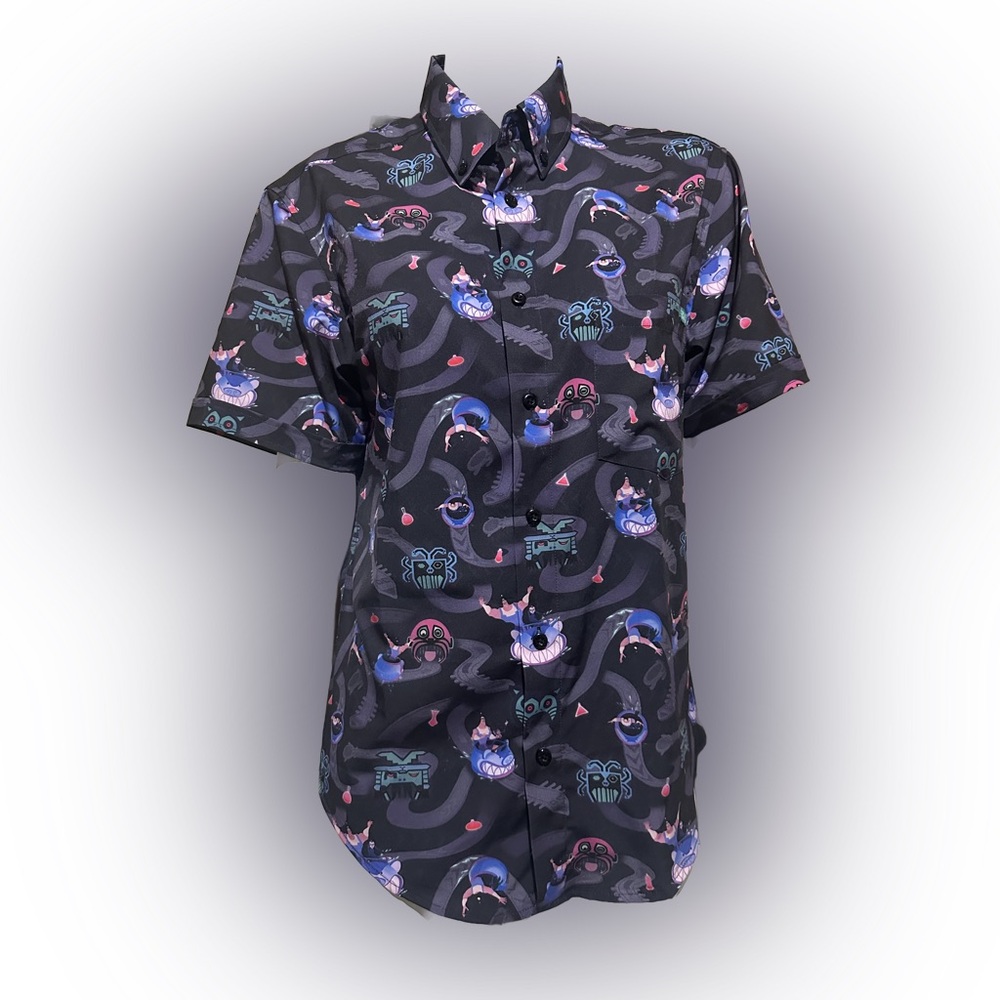 NWOT Disney x RSVLTS Yzma and Kronk Secret Lair Button Up